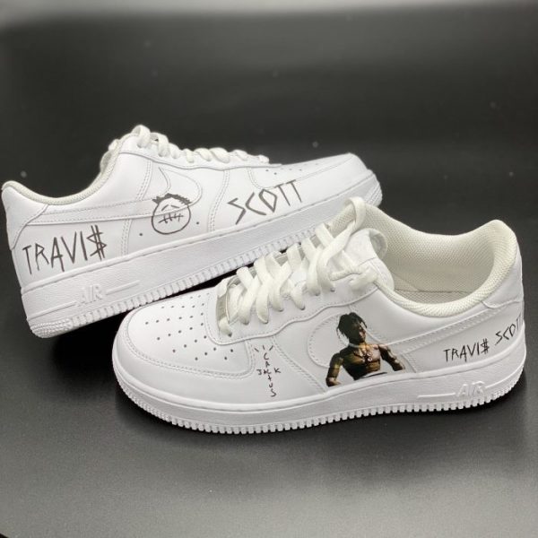 Art Travis Scott Custom Air Force 1