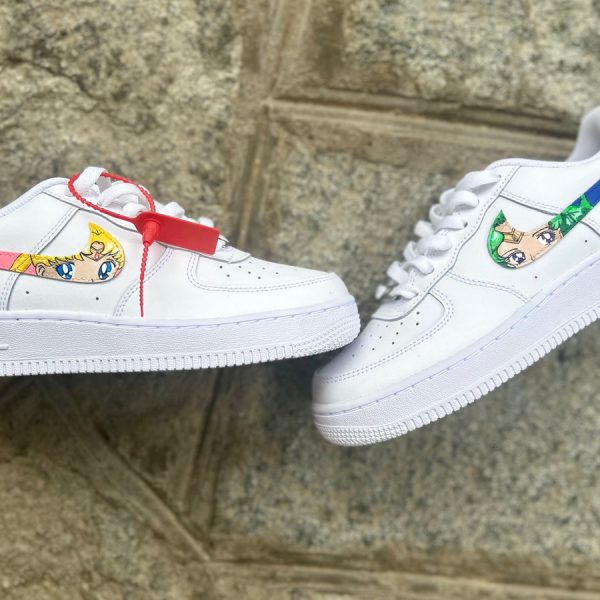 Sailor Moon Swoosh Custom Air Force 1