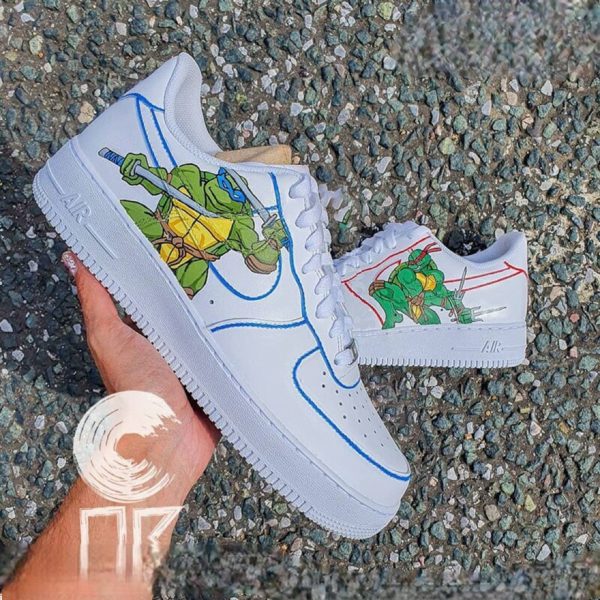 Ninja Turtle Painted Custom Air Force 1