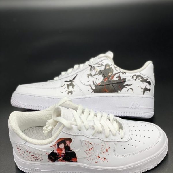 Itachi Uchiha Painted Custom Air Force 1