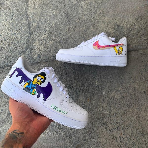 Simpsons Escobart Custom Air Force 1