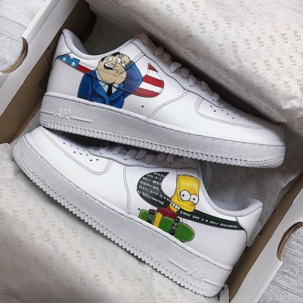 Bart Simpsons American Custom Air Force 1