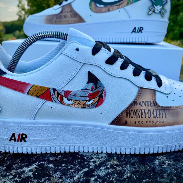 ONE PIECE Graffiti Custom Air Force 1