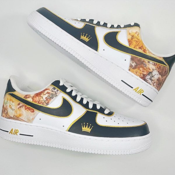 Oil Painting Graffiti Custom Air Force 1