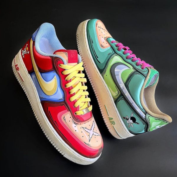 One Piece Color Custom Air Force 1