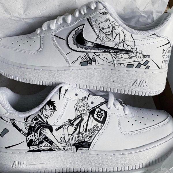 Zoro Luffy Wano Custom Air Force 1