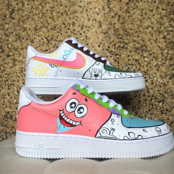 Patrick Star Painting Custom Air Force 1