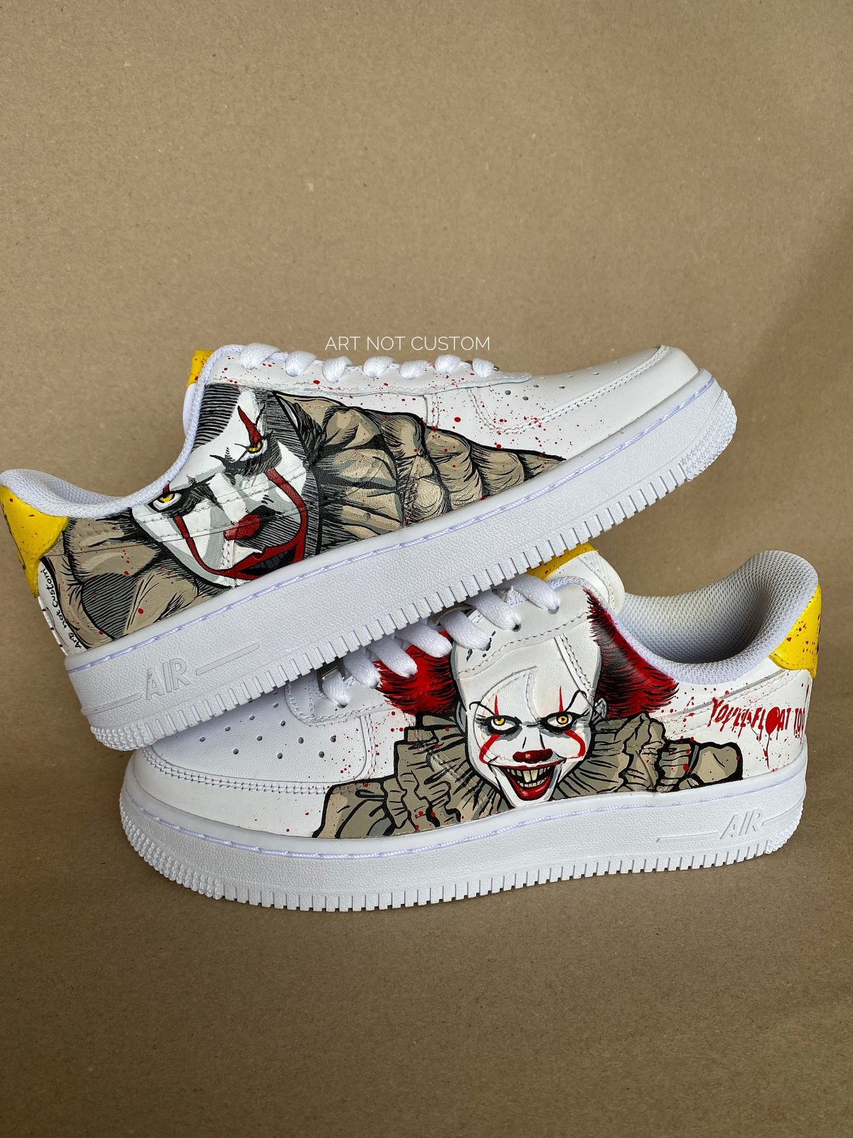 Pennywise Horror Movie Custom Air Force 1