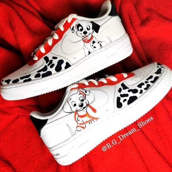 Dalmatian Dog Painted Custom Air Force 1