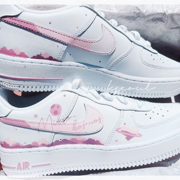 Pink Planet Custom Air Force 1