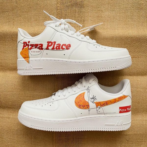 Pizza Painting Custom Air Force 1