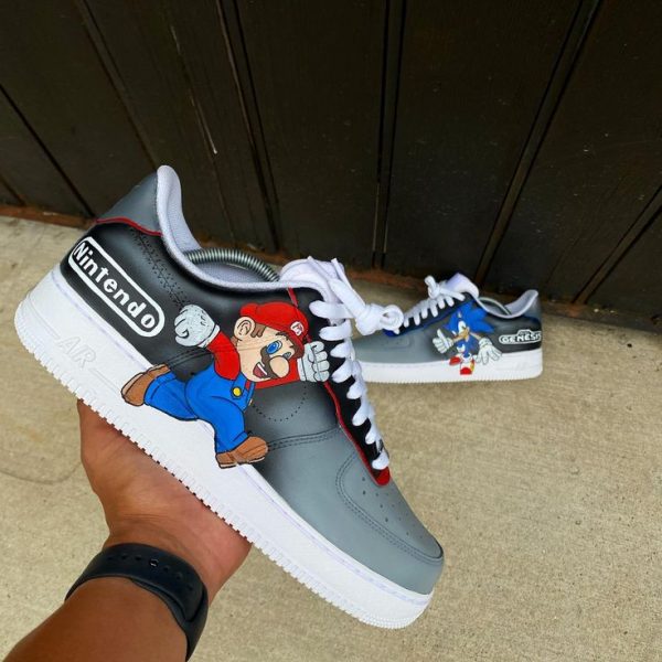 Plumber Doodle Custom Air Force 1