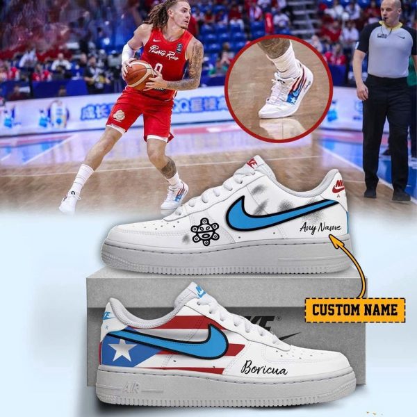 Puerto Rico Basketball Custom Air Force 1