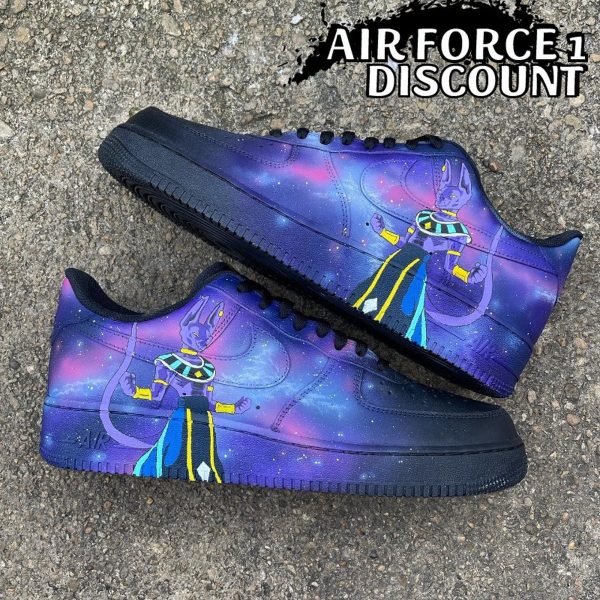 Purple Anime Character Custom Air Force 1