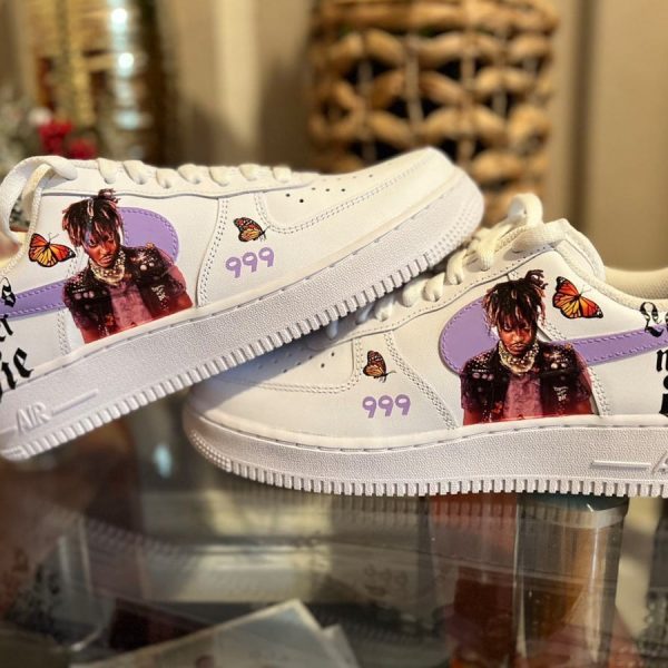 Purple Character Painting Custom Air Force 1