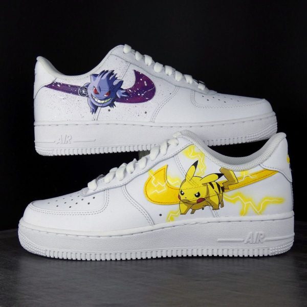 Purple Yellow Elf Custom Air Force 1