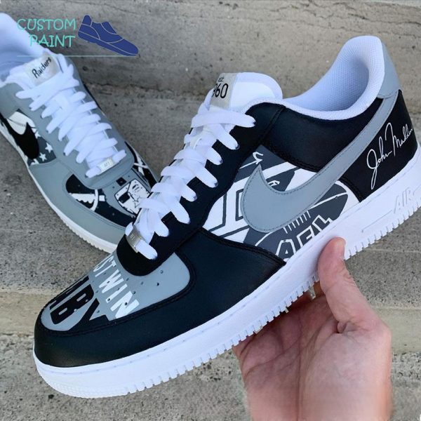 Raiders Painted Custom Air Force 1