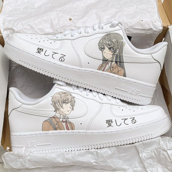 Bunny Girl Senpai Custom Air Force 1