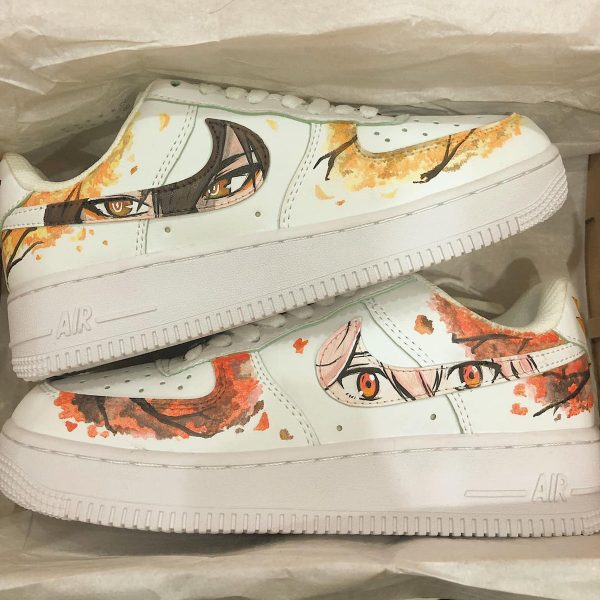 Red Yellow Anime Custom Air Force 1