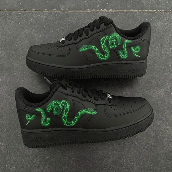 Slytherin Snake Custom Air Force 1