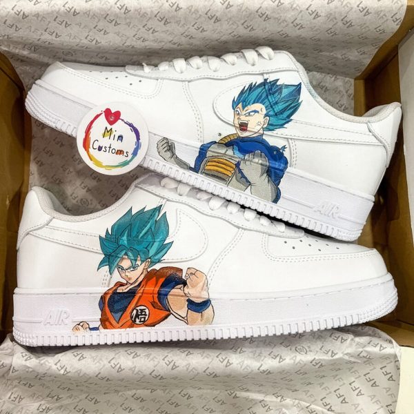 Son Goku Paint Custom Air Force 1