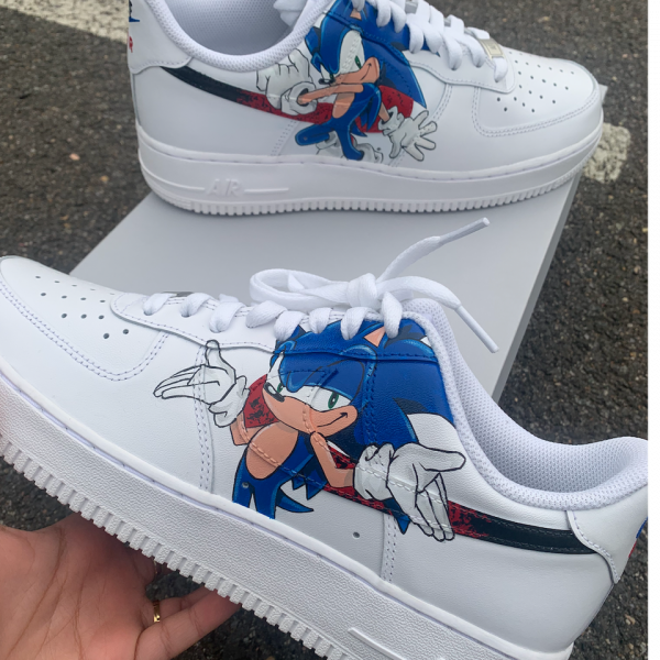 Sonic Painting Custom Air Force 1