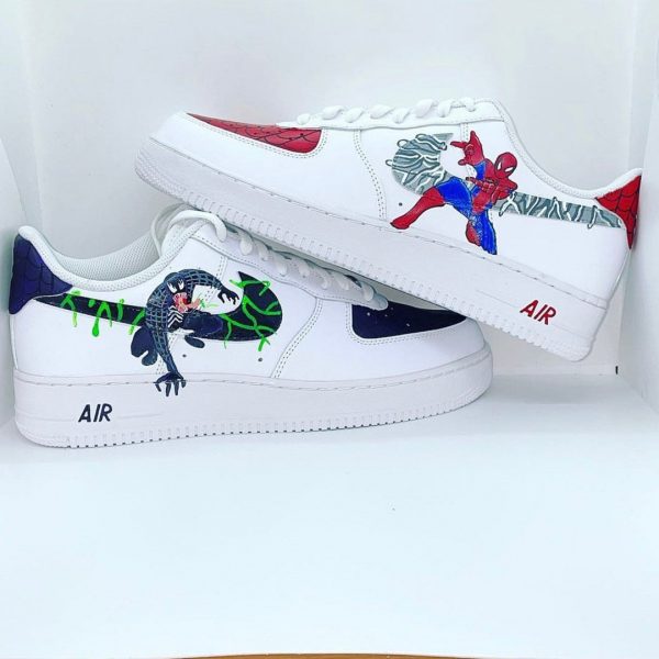 Spider Man Painting Custom Air Force 1