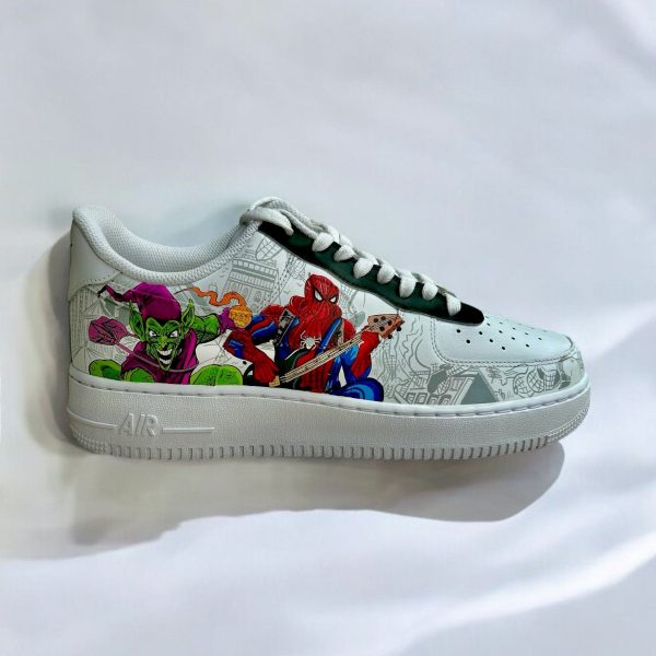 Spider Man Painted Custom Air Force 1