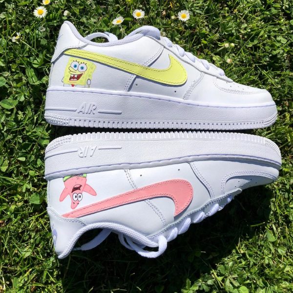 SpongeBob Patrick Doodle Custom Air Force 1