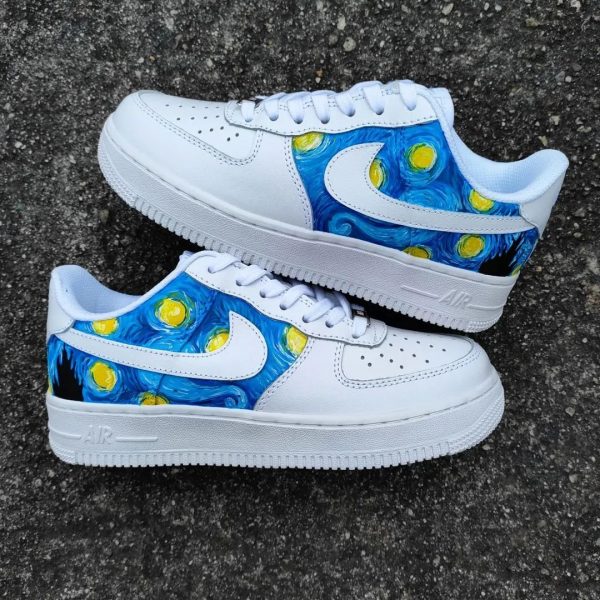 Starry Sky Graffiti Custom Air Force 1