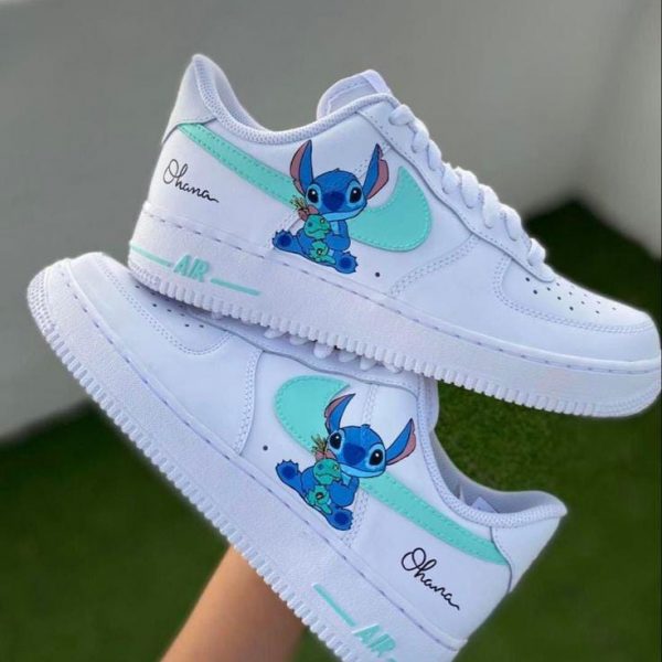 Stitch Swoosh Custom Air Force 1