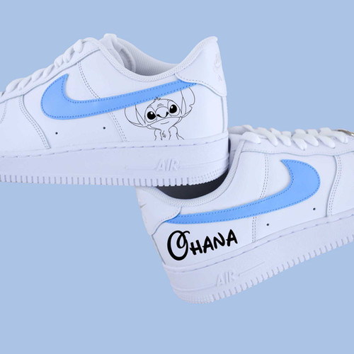 Stitch Turquoise Custom Air Force 1