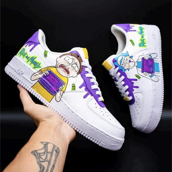 Surprise Rick Morty Custom Air Force 1