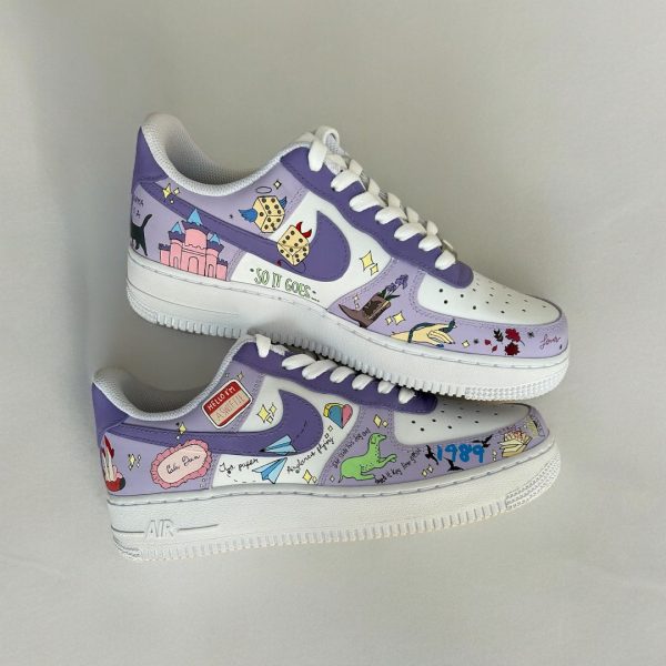 Taylor Swift Painting Custom Air Force 1