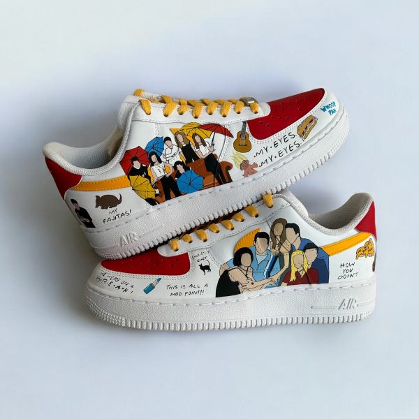 The Friends Vibrant Custom Air Force 1