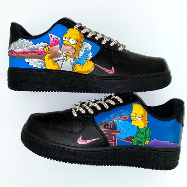 The Simpsons Handmade Custom Air Force 1