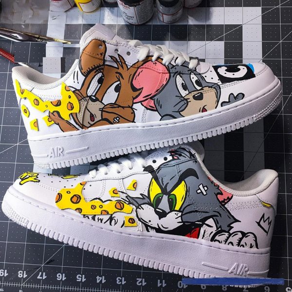 Tom And Jerry Cheese Custom Air Force 1