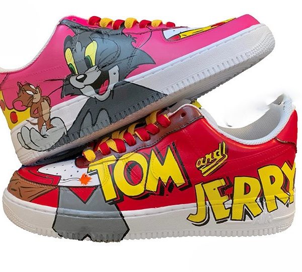 Tom And Jerry Full Custom Air Force 1