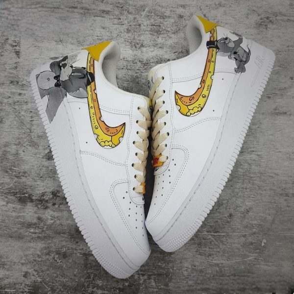 Tom And Jerry Design Custom Air Force 1