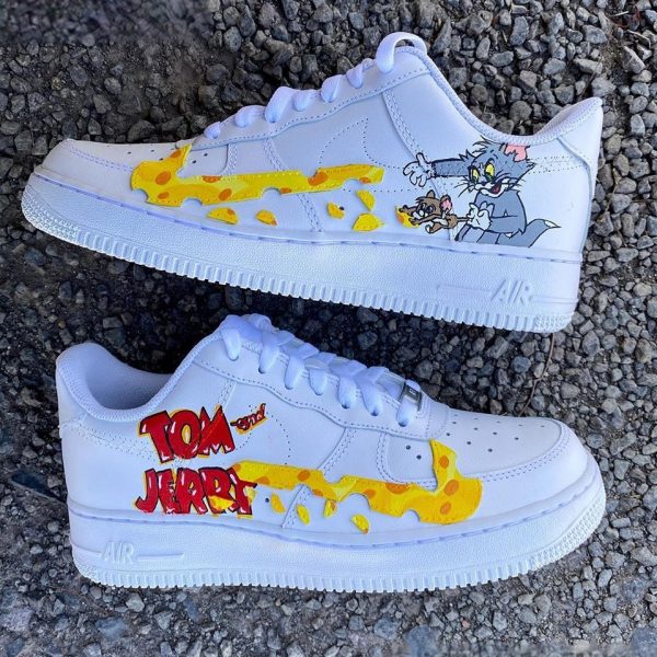 Tom And Jerry Swoosh Custom Air Force 1