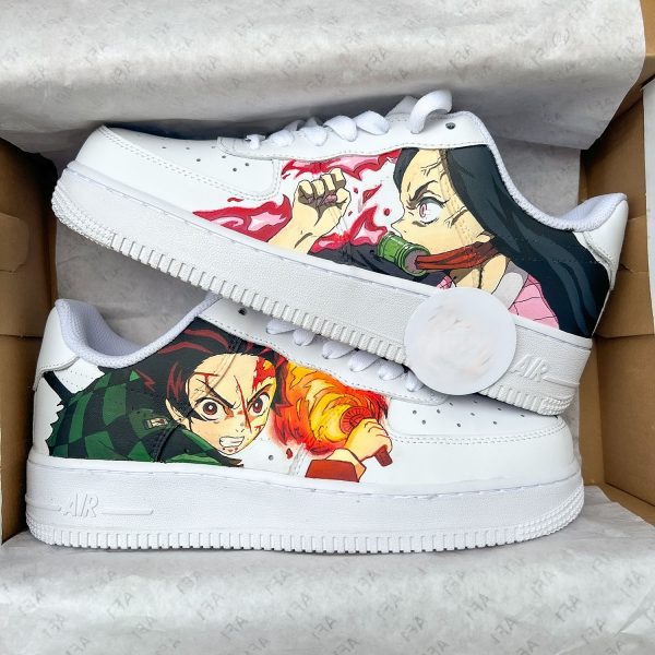 Demon Tanjiro Nezuko Custom Air Force 1