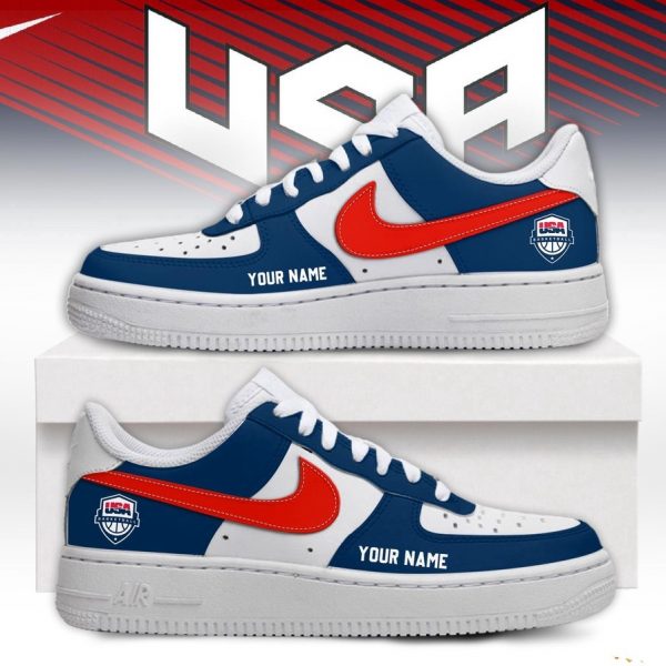 USA Basketball Team Custom Air Force 1