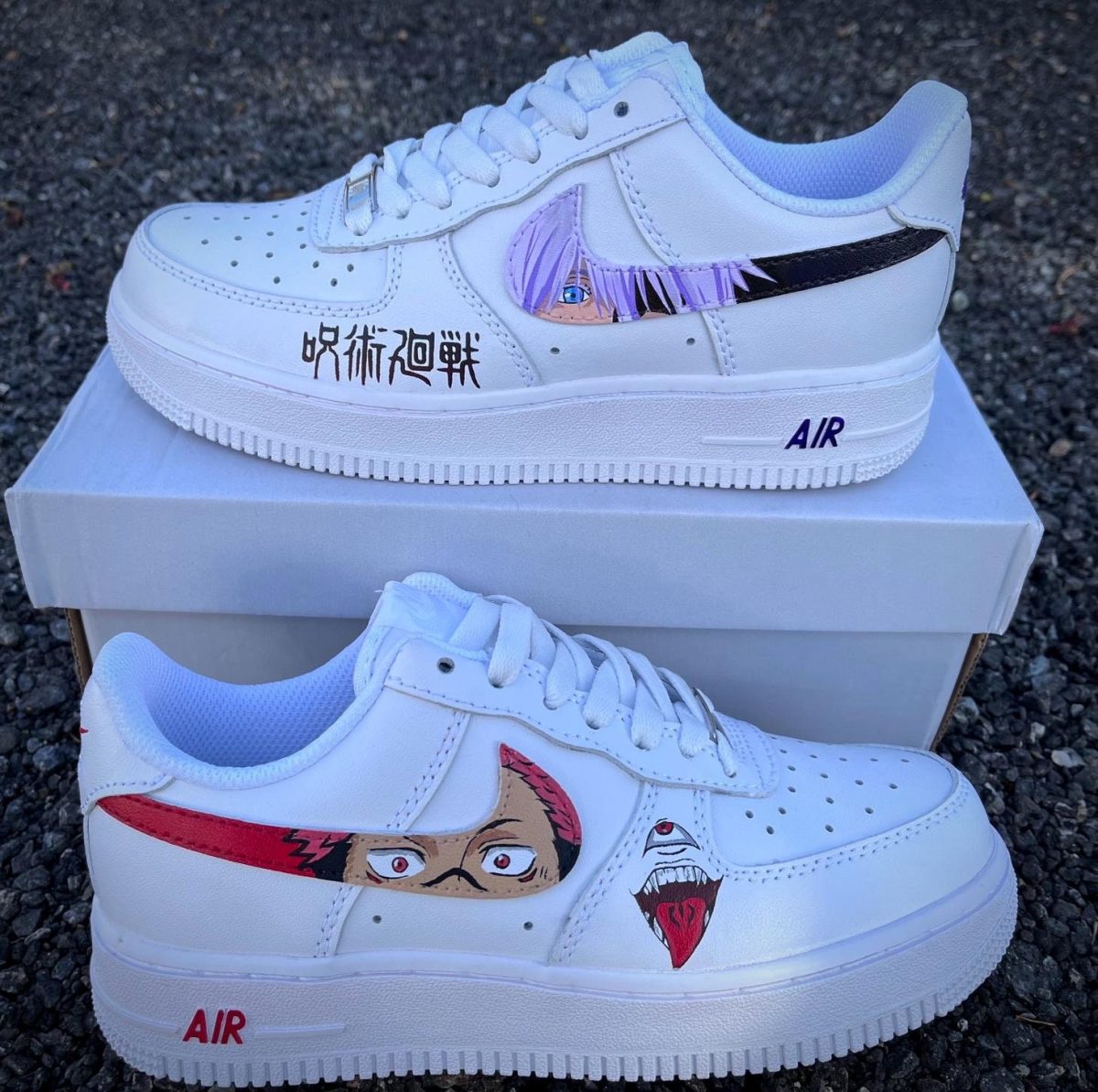 Satoru Gojo Sukuna Custom Air Force 1