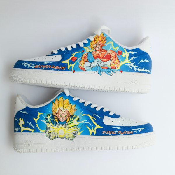 Vegeta Dragon Ball Custom Air Force 1