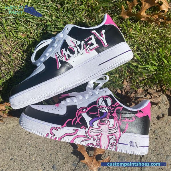 Venom Black Pink Custom Air Force 1