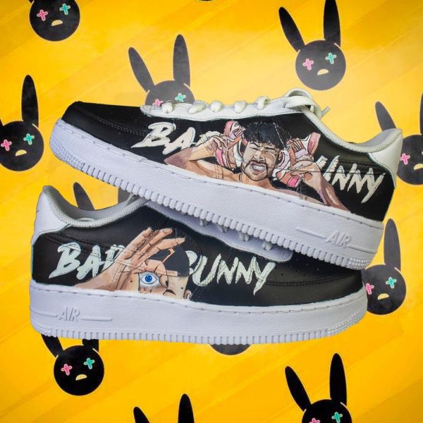 HandPainting Bad Bunny Custom Air Force 1