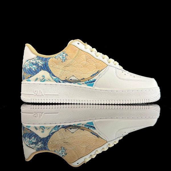 Wave Anime Painting Custom Air Force 1