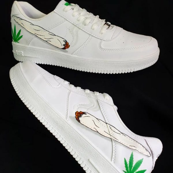 Weed Low Top Custom Air Force 1