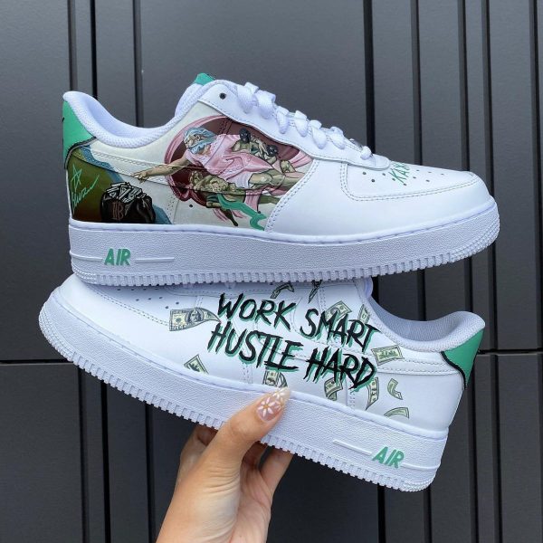 Western Character Painting Custom Air Force 1