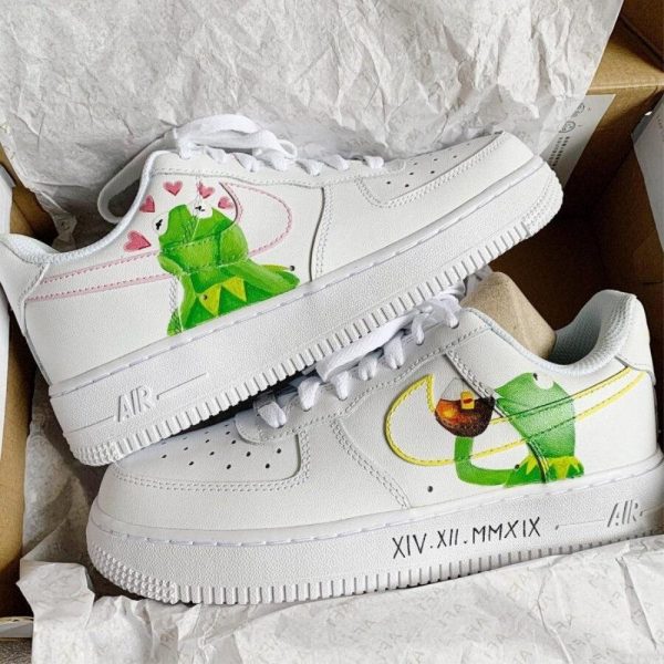 Wholesome Kermit Custom Air Force 1